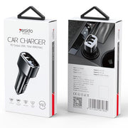 Yesido 3 Ports Car Charger PD Output 25W