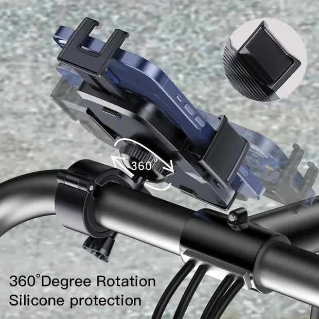 Yesido Touch Lock Bike Handlebar Phone Mount Tool-Free Installation