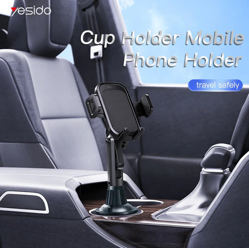 Yesido 360° Degrees Rotating Car Cup Holder Using Phone Bracket