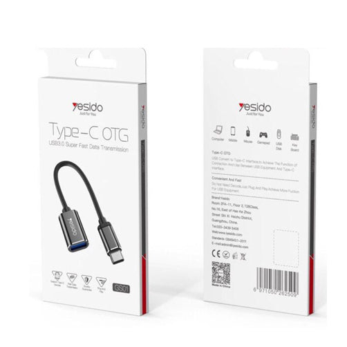 Yesido Type-C OTG Super Fast Data Transmission 15cm