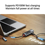 Yesido 7 in 1 Multifunctional USB Docking Station 100W