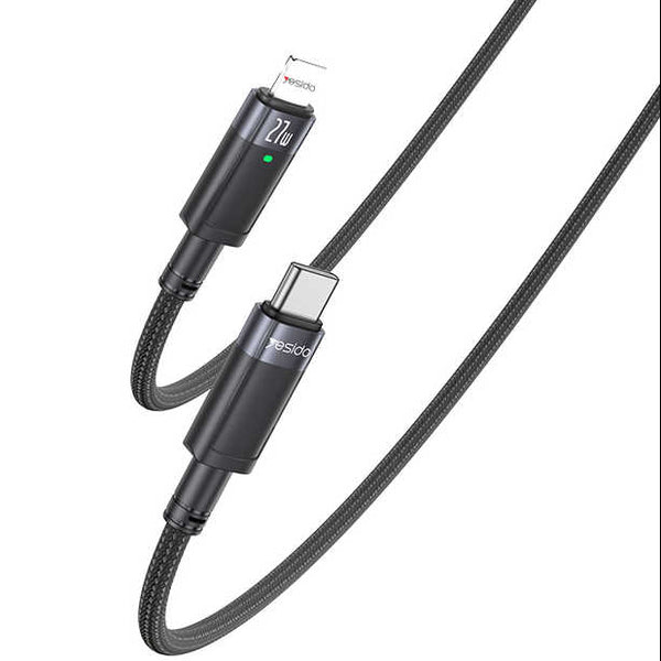 Yesido CA159 27W USB-C to Lightning Fast Charging Cable with Smart Auto Disconnect