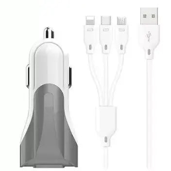 Recci 3x1 Car Charger 3.1A - iCase Stores