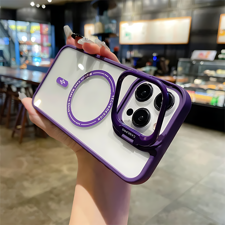 Clear Magnetic Case with Lens Holder - iCase Stores