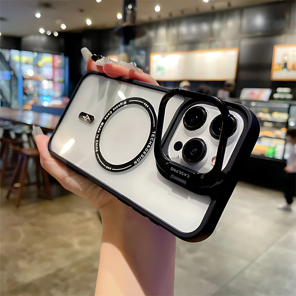Clear Magnetic Case with Lens Holder - iCase Stores