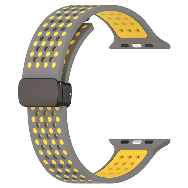 Magnetic Silicone Breathable Strap for Apple Watch