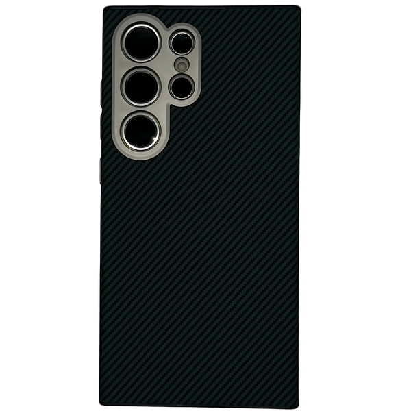 Carbon Fiber Vegan Leather Case For Samsung