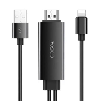 Yesido Lightning to HDMI Adapter 1.8M - iCase Stores