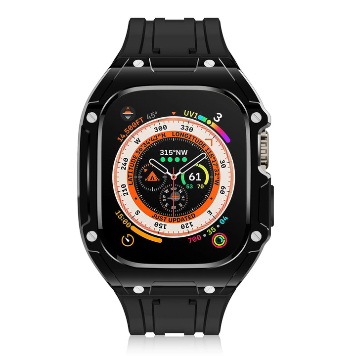 Luxury Modification Kit Silicone Band with Case Rugged for Apple Watch - iCase Stores
