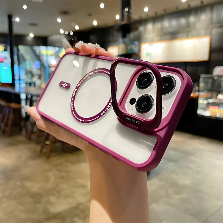 Clear Magnetic Case with Lens Holder - iCase Stores