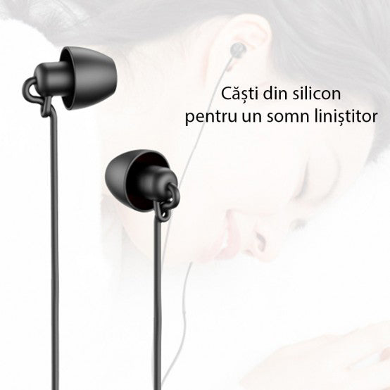 Yesido Silicon Sleep Stereo Earphone With Microphone