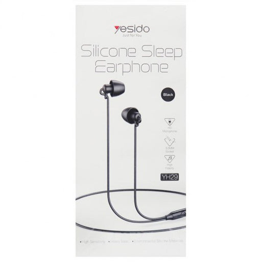 Yesido Silicon Sleep Stereo Earphone With Microphone
