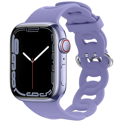 Ring Soft Silicone Strap with Secure Buckle for Apple Watch
