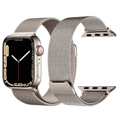 Stainless Steel Strap Band with Magnetic Closure for Apple Watch - iCase Stores