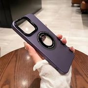Bracket Lens MagSafe Case with Camera Shield & Flip Stand & Speakers Filter