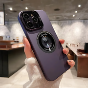 Bracket Lens MagSafe Case with Camera Shield & Flip Stand & Speakers Filter