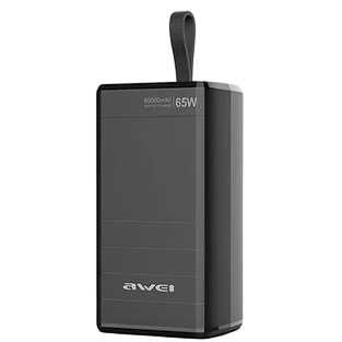 Awei 60000mAh \ 65W Super Fast Charging Power Bank