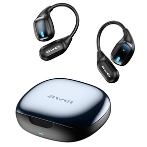 Awei Open-Ear Bluetooth 5.4 EarHook Headphones with Mic