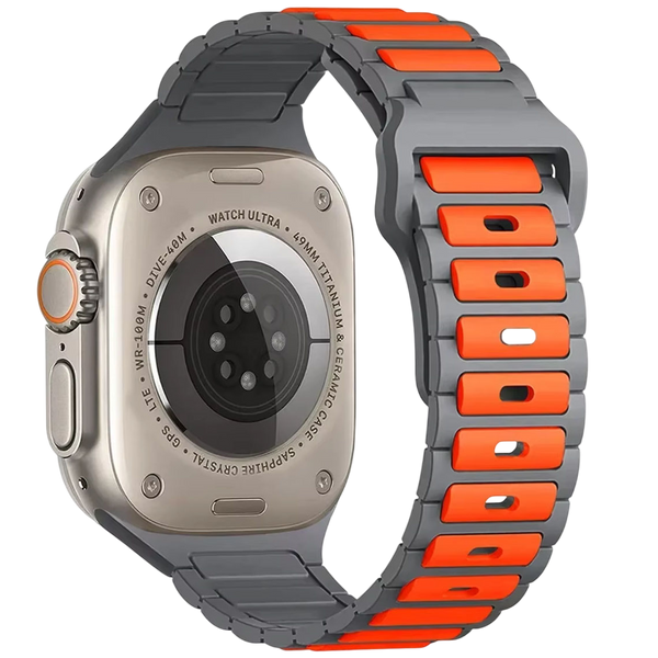 Sport Silicone Band with Secure Fit for Apple Watch