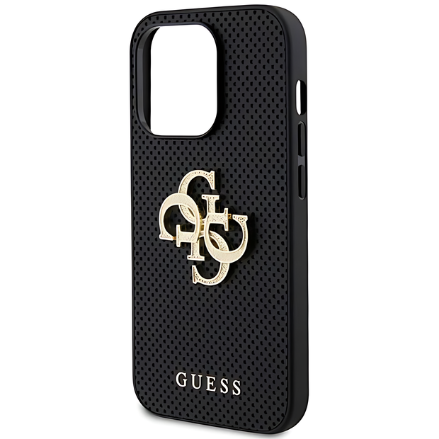 Guess Perforated PU Leather Case with 4G Glitter