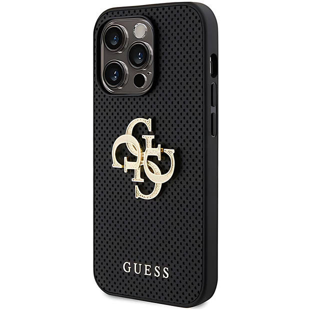 Guess Perforated PU Leather Case with 4G Glitter