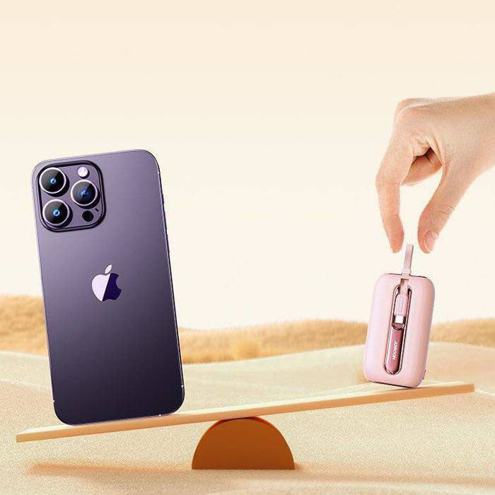 Joyroom Power Bank with 2 Built-in Lightning & Type-C Cables 22.5W 10000mAh - iCase Stores