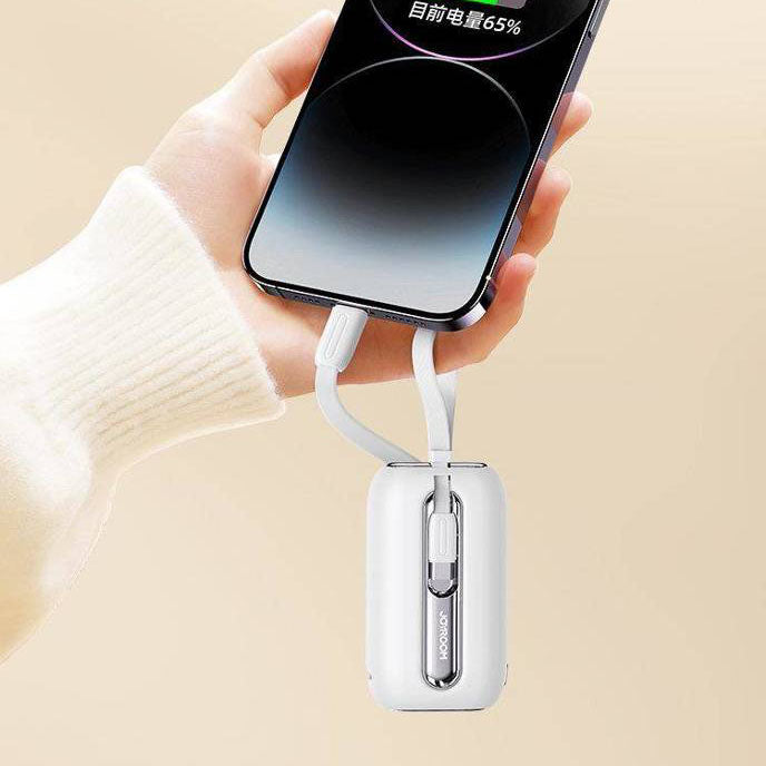 Joyroom Power Bank with 2 Built-in Lightning & Type-C Cables 22.5W 10000mAh - iCase Stores