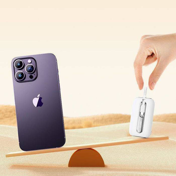 Joyroom Power Bank with 2 Built-in Lightning & Type-C Cables 22.5W 10000mAh - iCase Stores