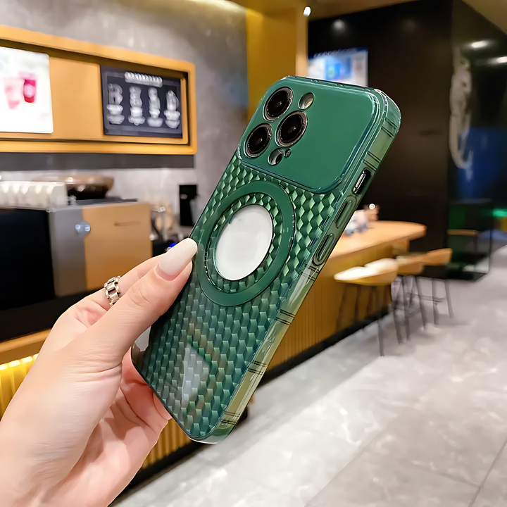 Iridescent Magnetic Hard Case With Lens Protection - iCase Stores