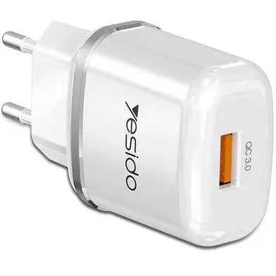 Yesido QC Fast Wall Charger 18W - iCase Stores