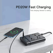 Yesido 7 In 1 Power Socket Fast Charging 20W - iCase Stores