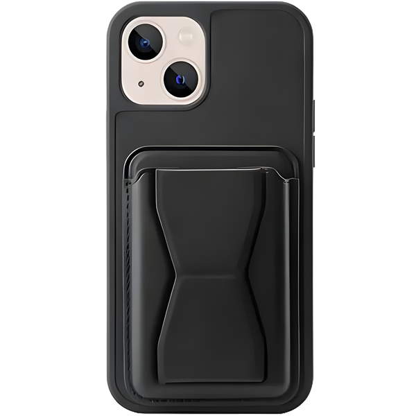 Leather Case With Card Holder & Stand