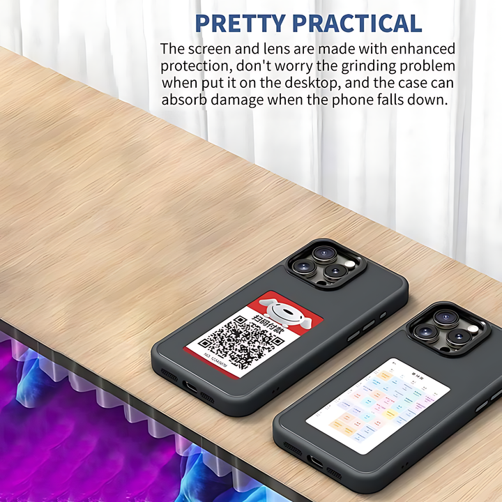 Smart NFC Display Cover with E Ink Screen - Customizable Case by iCase ...
