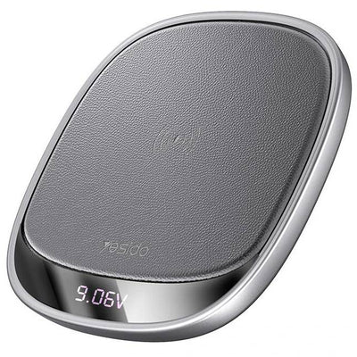 Yesido Wireless Charger Digital Led Display Fast Charger