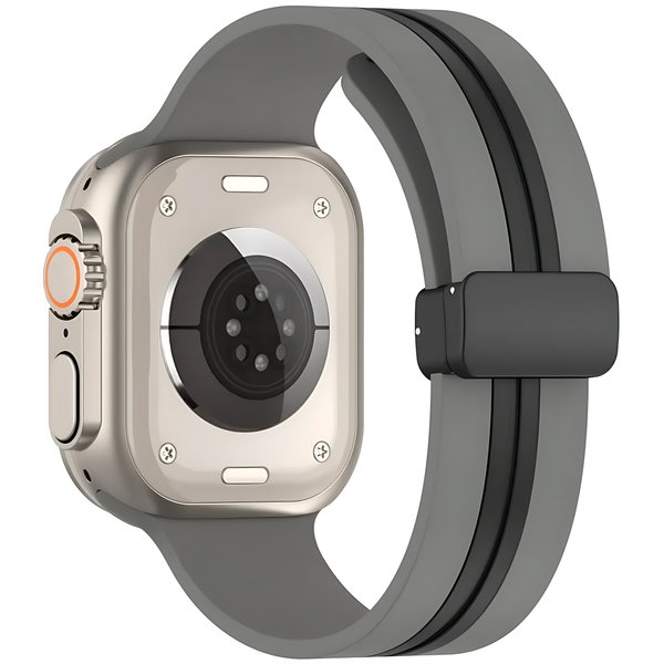 Soft Sport Silicone Magnetic Buckle Band For Apple Watch