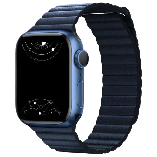 Magnetic Leather Style Band for Apple Watch