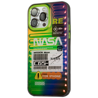 𝐍𝐀𝐒𝐀 Barcode Streaks Reflections Case