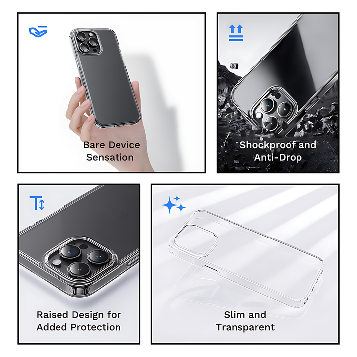 Rock Pure Transparent Protection Case - iCase Stores