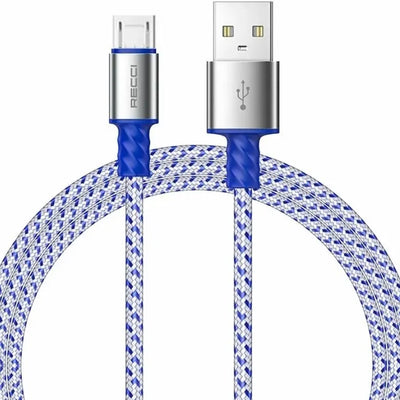 Recci USB to Micro Phone Charging Cable (2.4A Fast Charging, Efficient Transmission, 100 CM) - iCase Stores