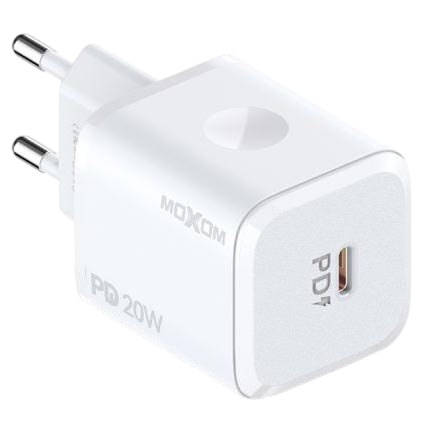 Moxom PD20W USB-C Fast Charger Quick Charge Adapter for Smartphones & Tablets