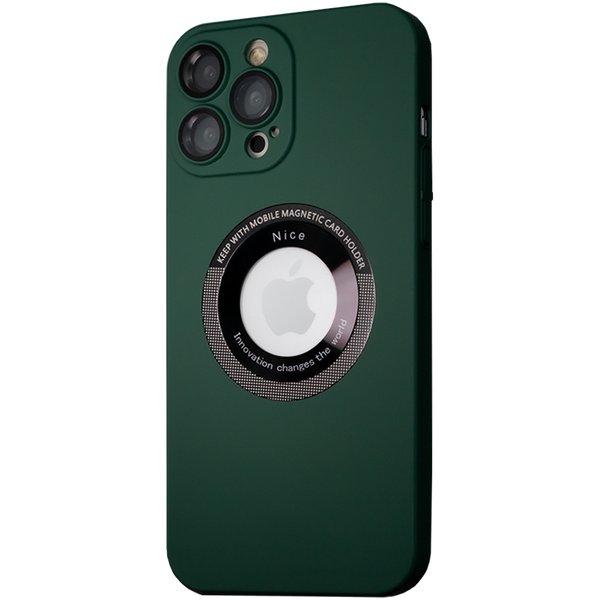 Matte Logo Hole MagSafe Case with Camera Protector & Speakers Filter - iCase Stores