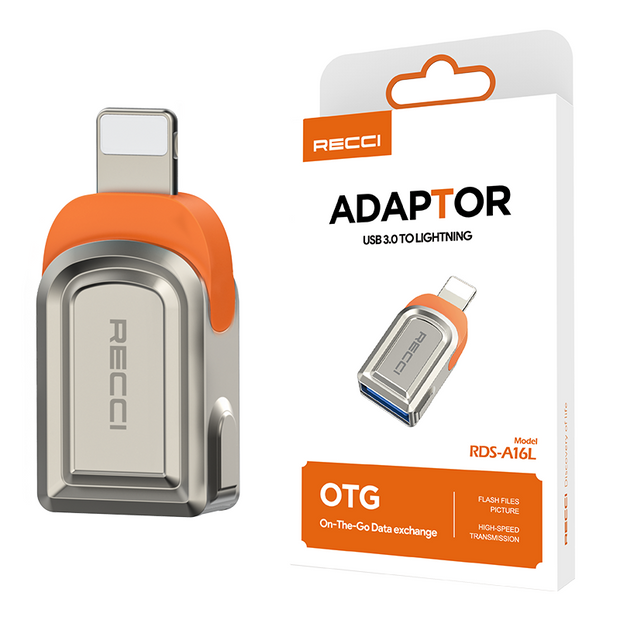 Recci Adapter (USB 3.0 to Lightning) - iCase Stores