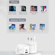 Recci 20W PD3.0/QC3.0/PPS UK Plug Wall Charger