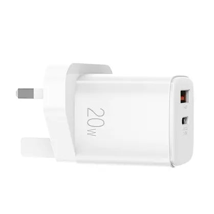 Recci 20W PD3.0/QC3.0/PPS UK Plug Wall Charger