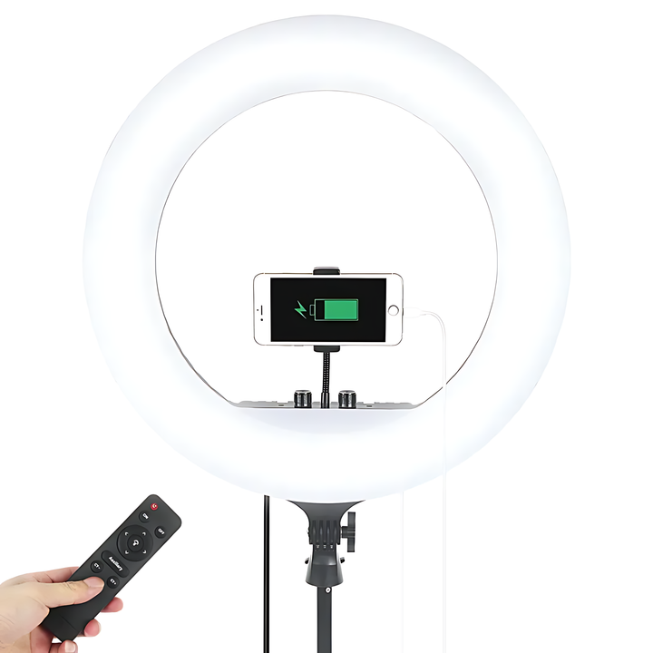 Led Selfie Ring Light With USB Port & 3 Mobile Holder - iCase Stores