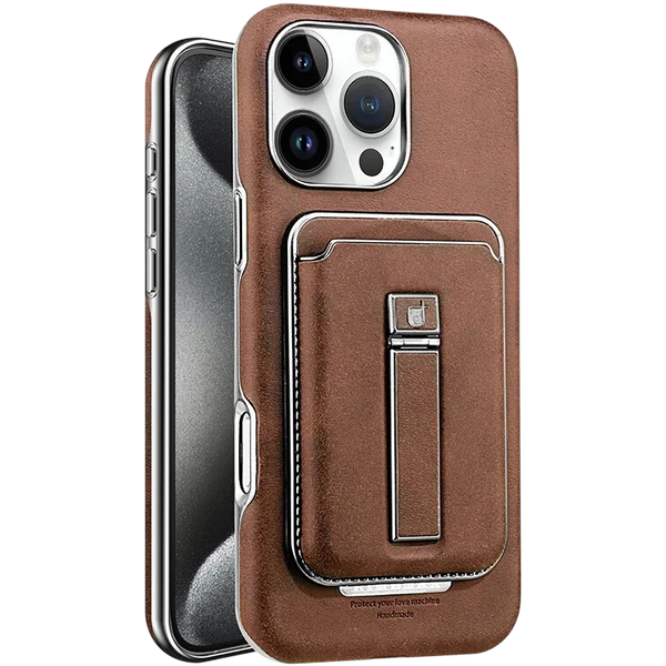 Rimbmax Magnetic Wallet Leather with Detachable Card Holder Case
