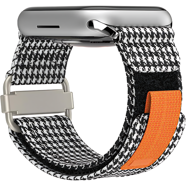 Hook & Loop Design Rugged Nylon Strap For Apple Watch