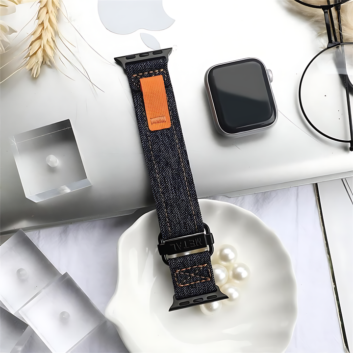 Hook & Loop Design Rugged Nylon Strap For Apple Watch - iCase Stores