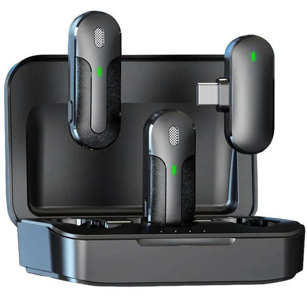 Yesido Dual Wireless Lavalier Microphone System with AI Noise Reduction