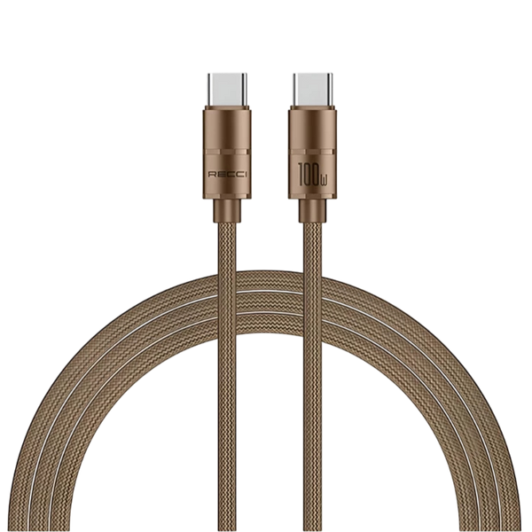 Recci Warrior 100W USB-A to Type-C Fast Charging Cable 1.2m